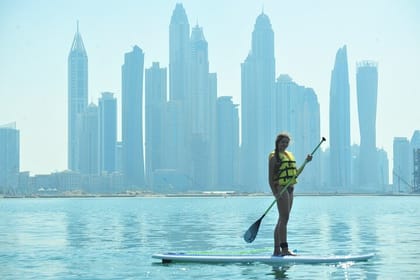 Stand Up Paddling in Dubai