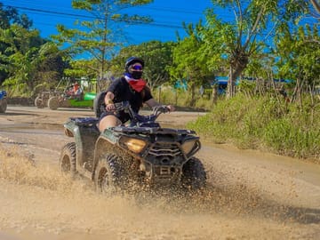 ATV ride through exclusive trails
