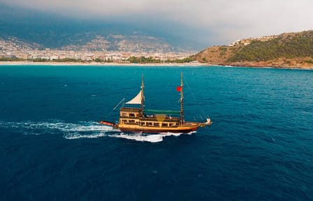 Antalya Pirate Boat Tour with Lunch and Roundtrip Transfer