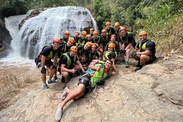 Canyoning and 1500m Zipline Adventure in Dalat, Vietnam