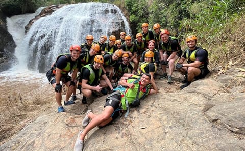 Canyoning and 1500m Zipline Adventure in Dalat, Vietnam