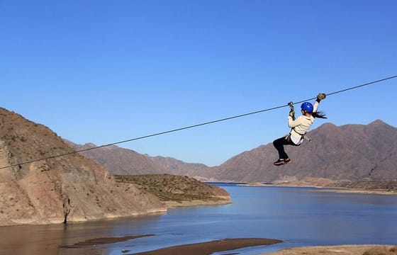 Zipline Adventure from Mendoza in Potrerillos Valley