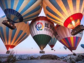Cappadocia Hot Air Balloon Flight at Sunrise with Pickup