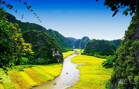 Ninh Binh Highlights Day Tour with Cycling from Hanoi