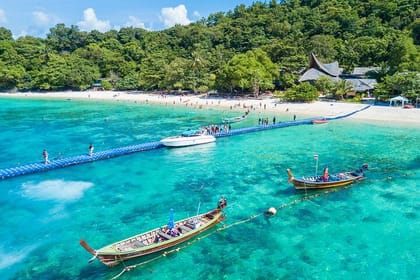 Kahung Beach ( Coral Island ) by Speedboat