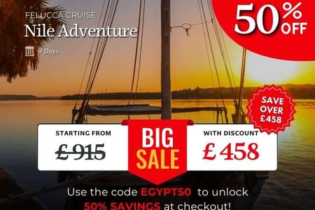 Nile Adventure: Felucca Cruise, Pyramids, Luxor & Red Sea Exploration