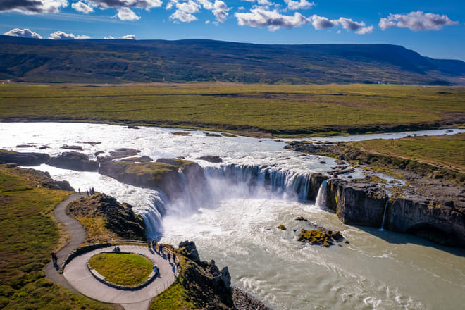 Escursione alla cascata di Goðafoss dal porto di Akureyri – Italiano photo 5