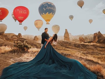 Cappadocia Hot Air Balloon Photoshoot Experience in Göreme
