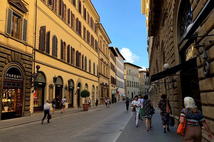A street in Florence's city centre 