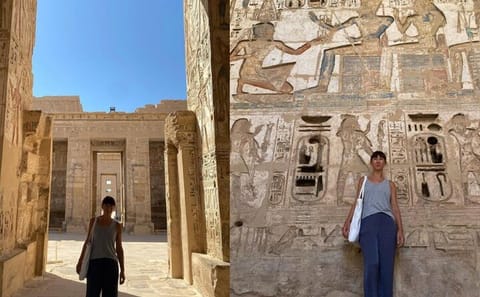 Nobles Tombs and Madinat Habu Temple Tour with Sunset Sail