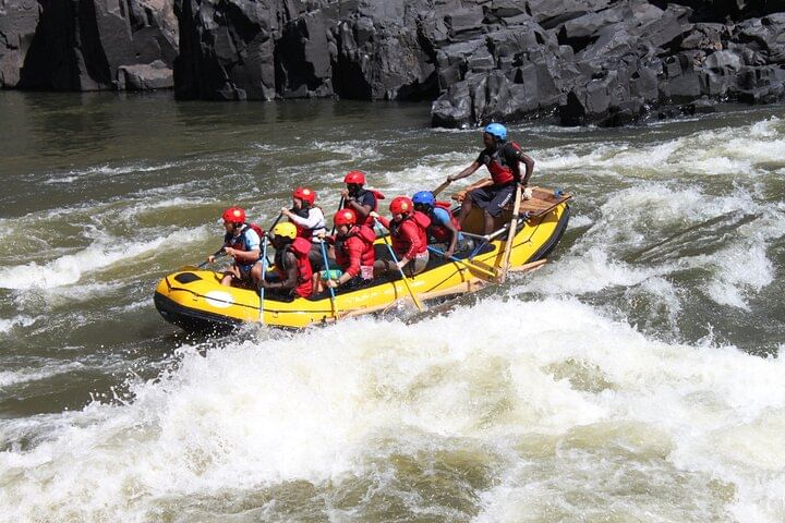 Zambezi Whitewater Rafting White Rhino Walking Safari Combo Tour