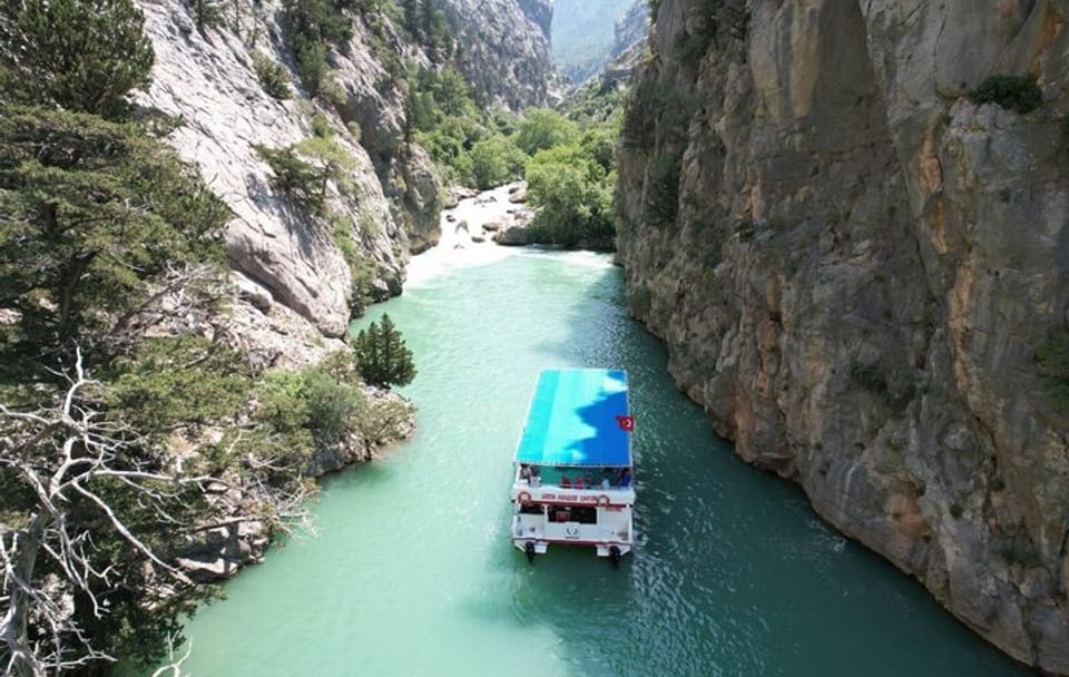 Green Canyon Boat Tour and Lunch at Green Lake, Belek