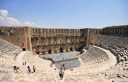 Perge Aspendos Side Ancient City and Manavgat Waterfall Tour
