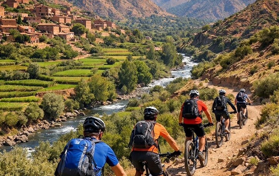 Biking Adventure in Agafay and Amizmiz from Marrakech
