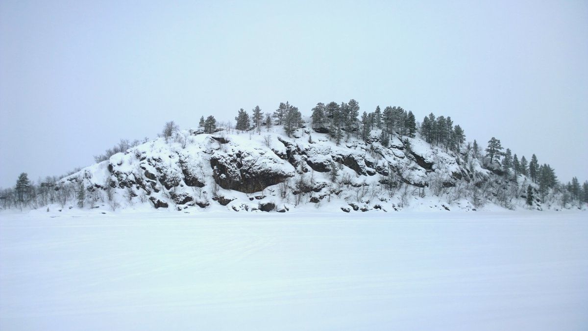 Ukko island is a holy place of the Sámi people
