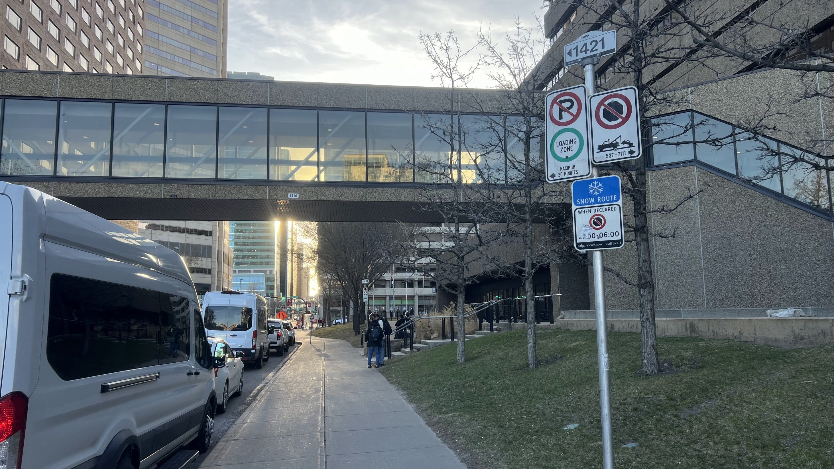 A. Calgary - Loading Zone 1421 (Opposite Delta Hotels by Marriott Calgary Downtown)