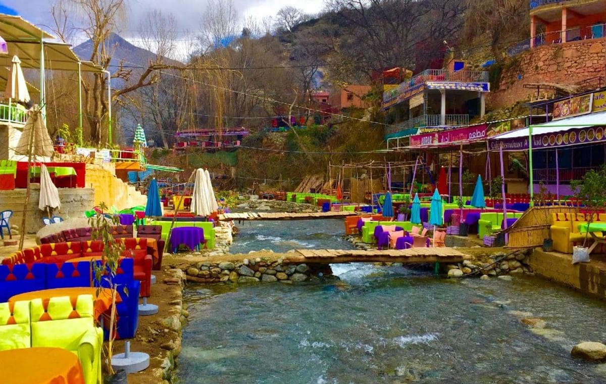 Group shared day tour to Ourika valley & Atlas Mountains