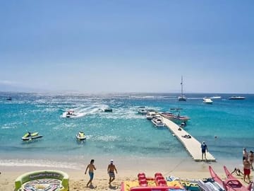 Beach Escape and Mykonos Town Exploration for Cruise Passengers
