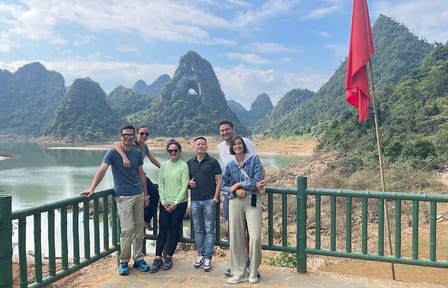 From Hanoi: Ban Gioc Waterfall – Angel Mountain 2nights/1day