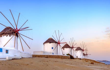 Island Hopping, The Cyclades Gems: Mykonos, Santorini