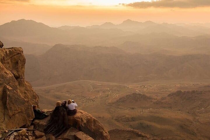 St Catherine’s Monastery and the Summit of Mount Sinai from Sharm