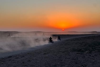 Desert Quad Bike Tour with Tea and Dinner From Marrakech