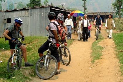 1 Day Kathmandu Valley Biking Tour (Hills, National Parks, Monasteries)