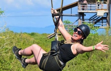 Dunn’s River Falls,Zip lining & horseback riding Combo tour from Montego Bay