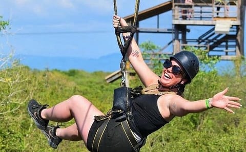 Dunn's River Falls and Zip Lining Adventure from Montego Bay