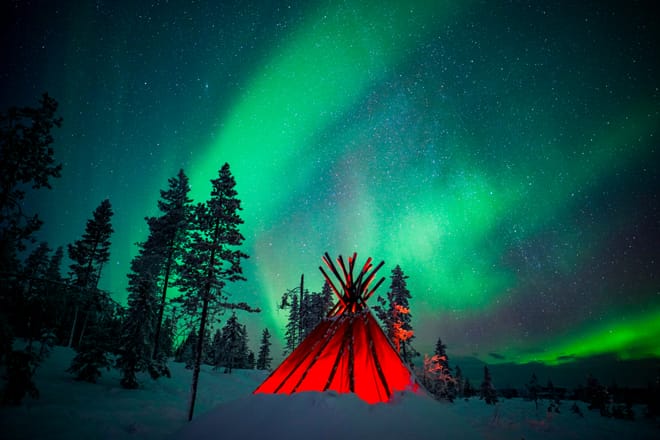 Northern Lights in Rovaniemi