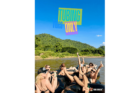 Trekking to Tard Mok Waterfall + River Tubing + Elephant Feeding