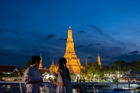 Bangkok Chao Phraya River Sightseeing Boat: A/C Cabin & Scenic Upper Deck + Bonus Day Pass