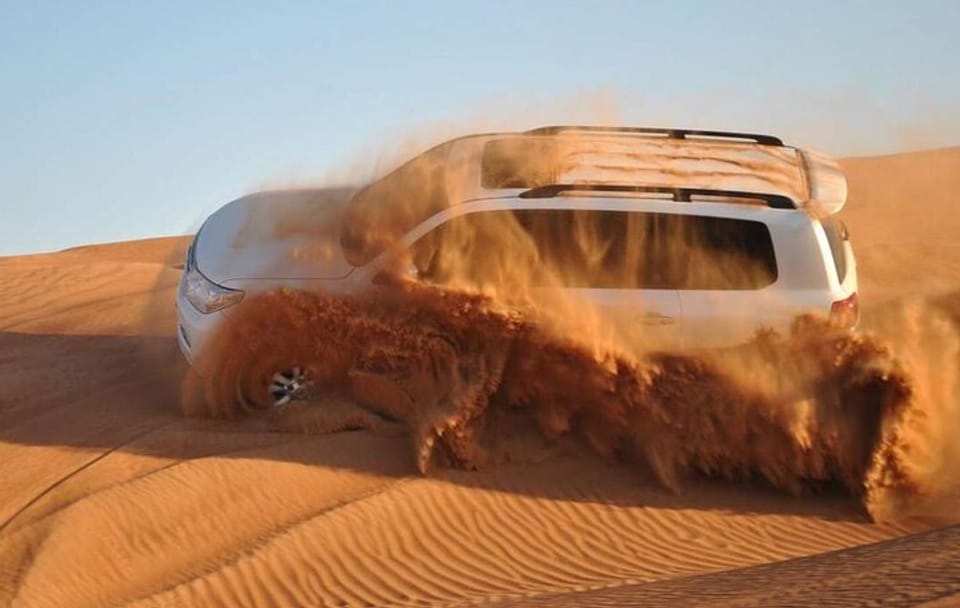 Dubai Desert Safari with BBQ dinner and camel ride