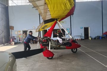 Sky Surfing Adventure Over Yogyakarta's Depok Beach