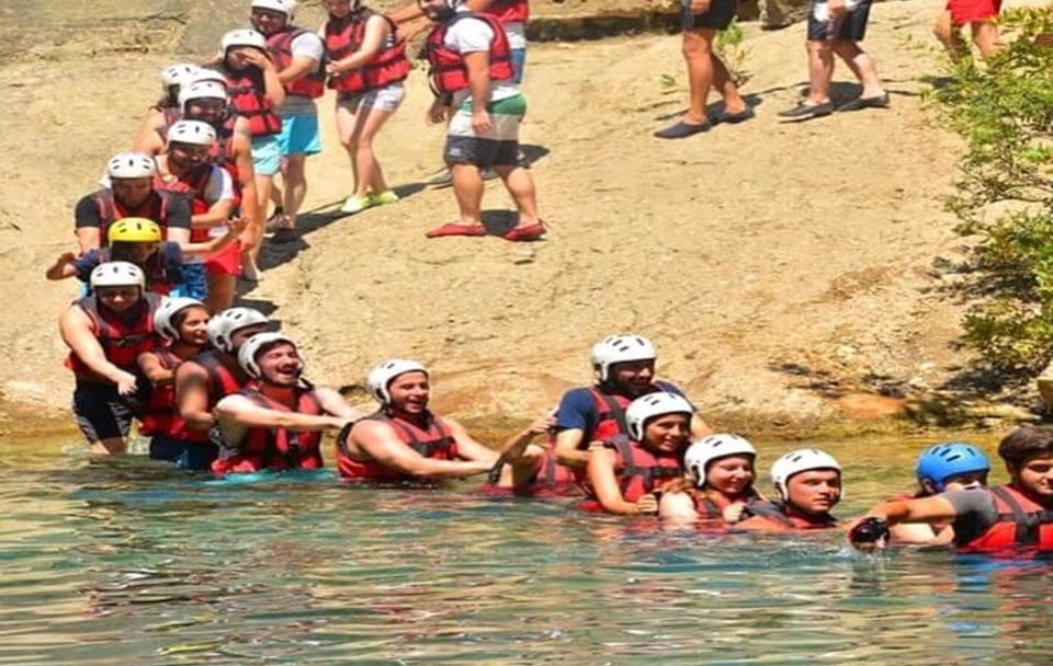 Canyoning Rafting and Zipline Adventure from Side