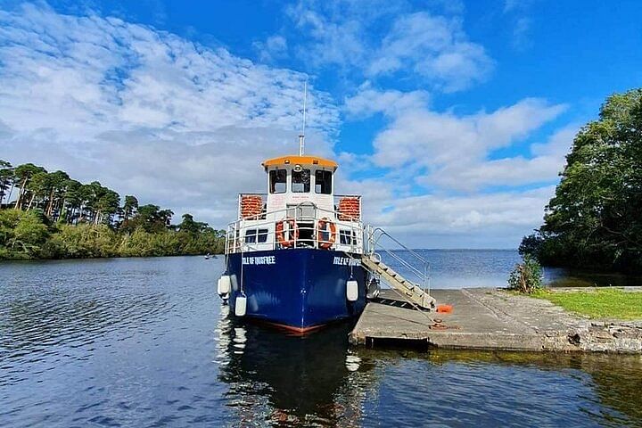 Lough Corrib cruise from Ashford Castle or Lisloughrey pier. Mayo. Guided.