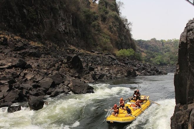 It all starts at the Victoria Falls Bridge