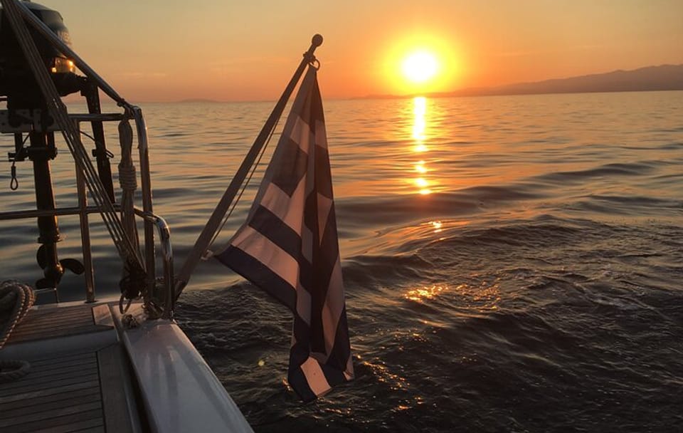 Sunset Cruise with Snacks and Wine in Cephalonia