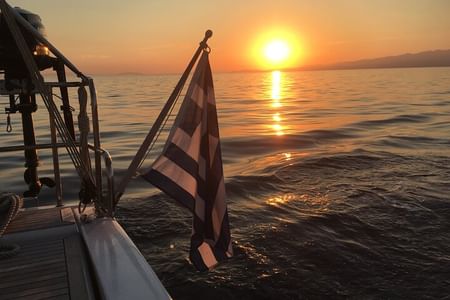Sunset cruise with snack & wine from Argostoli