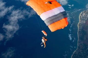 Tandem Skydiving Experience Over the Mediterranean in Antalya