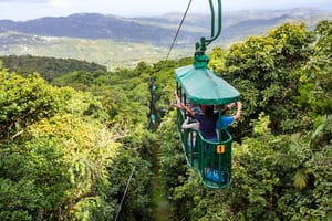 St Lucia Ultimate 3 Package: Aerial Tram, Zipline and Hiking