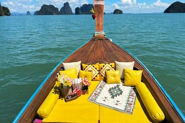 Sunrise Jamebond Island Small Group by Luxury Longtail Boat from Khaolak