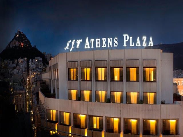 athens airport to NJV Athens Plaza Hotel private taxi minivan transfer