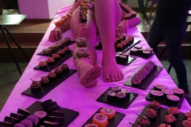 Exclusive sushi tasting