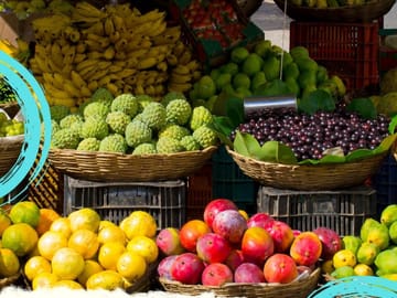 Fruits market at Bedugul