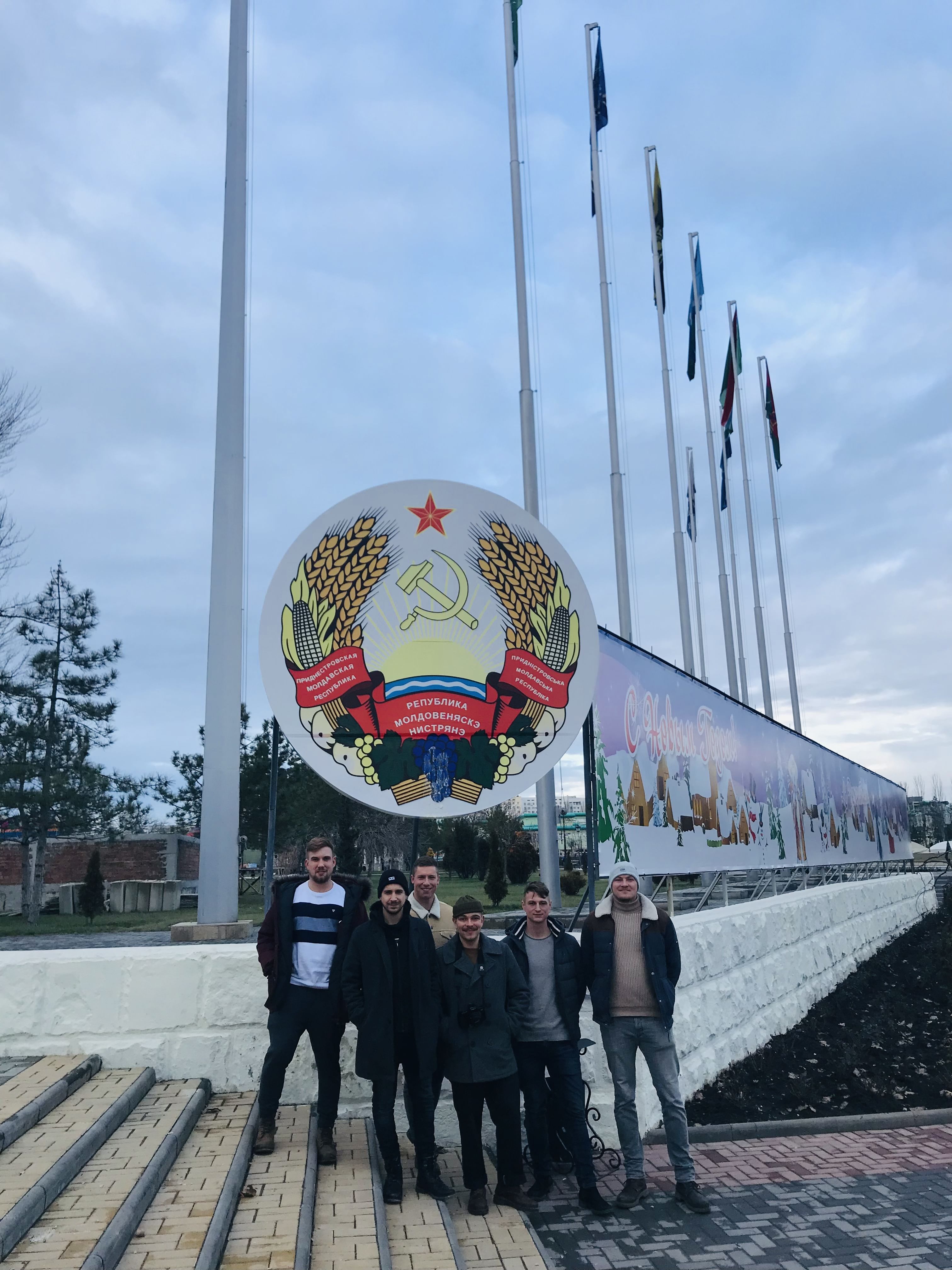 Our guests from Switzerland discovering Tiraspol with us