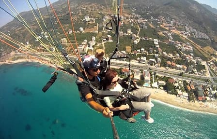 Alanya Paragliding and City Tour with Round Transfer from Antalya
