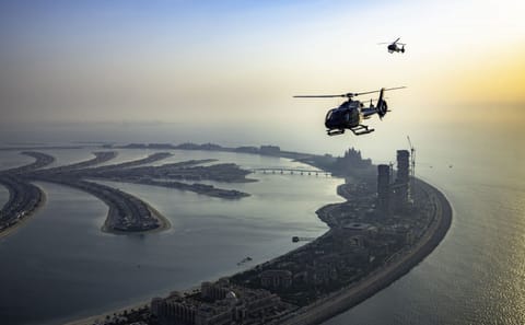 Helicopter Tour Over Dubai's Palm Jumeirah with Transfers