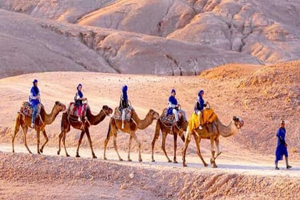 Agafay Desert Experience Camel Trek, Quad Ride & Dinner Show