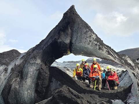 Incredible sculptures the glacier creates.